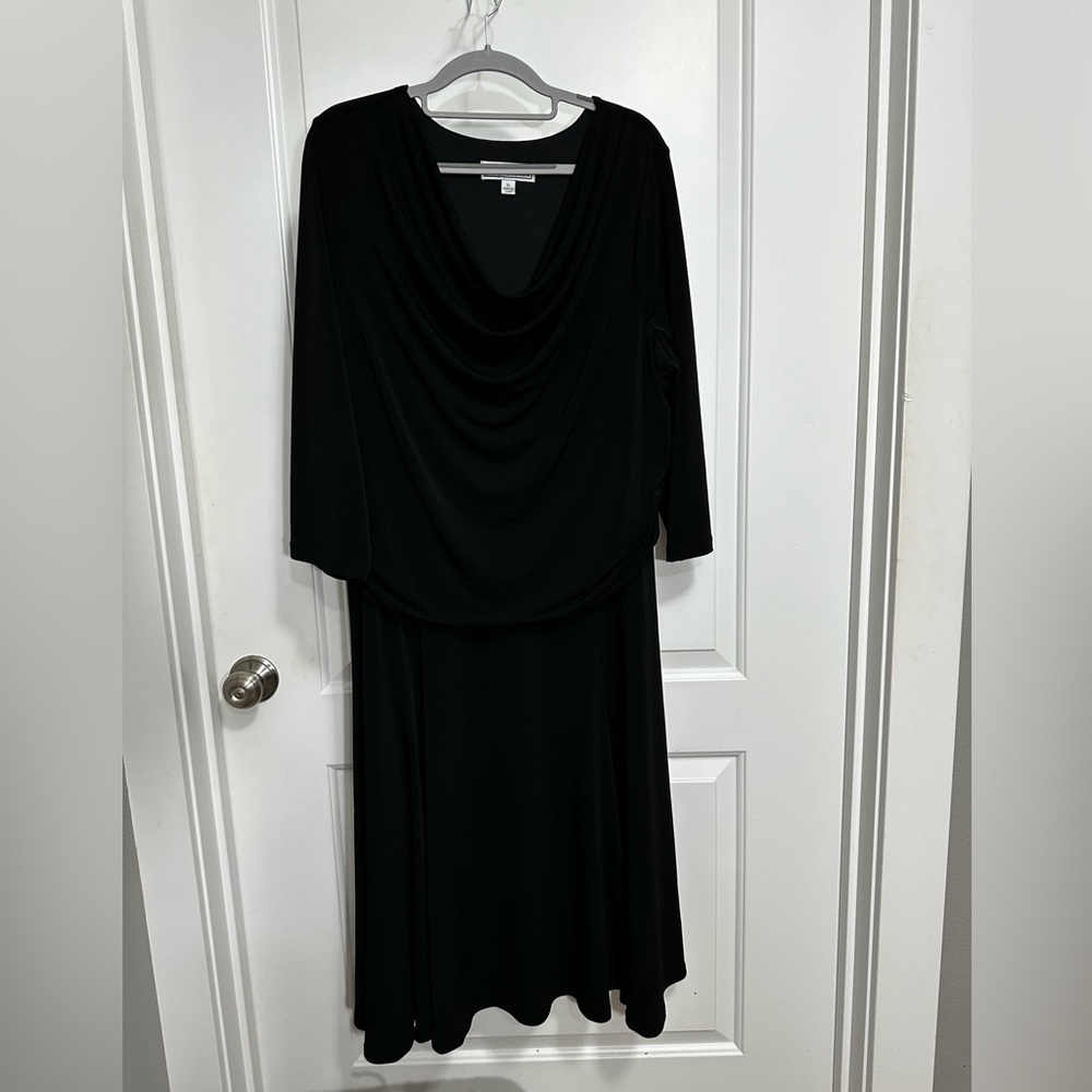 Simonton Says by George Simonton Black Dress Size XL